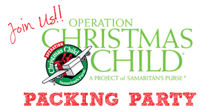 operation christmas child packing party